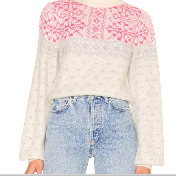 Tularosa Lana Fair Isle Sweater - NWT - Picture 1 of 3